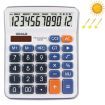 OSALO OS-6M 12-digit Office Desktop Calculator Solar Dual Power - 1