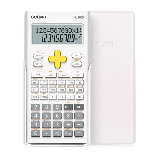 Deli 1700 Scientific Calculator Portable White - 1