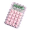 Small Silent Simple Calculator Mini Candy Pink - 1