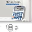 OSALO 10-digit LCD Screen Solar Dual Power Desktop Calculator - 2