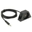 3.5mm Male to Female Extension Cable with Car Flush Mount, 1m Length - 1
