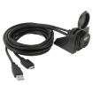 USB 2.0 & Mini HDMI Male to USB 2.0 & HDMI Female Adapter Cable - 2m - 1