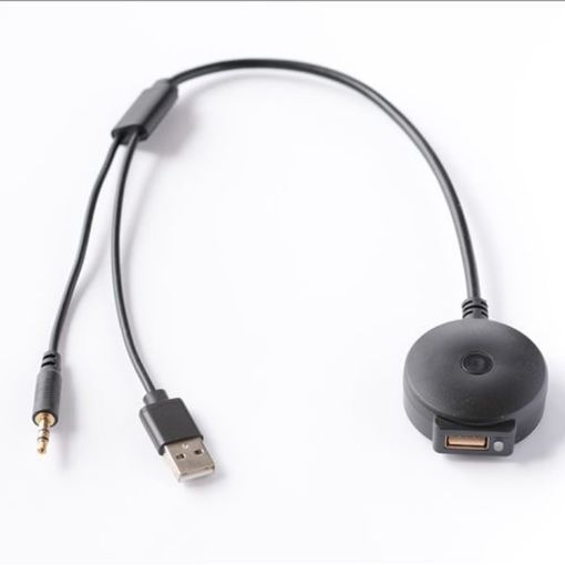Universal Car Bluetooth Adapter Radio Stereo AUX USB Interface - 1