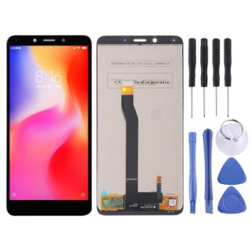 TFT LCD Screen for Xiaomi Redmi 6/6A with Digitizer - Black - 1