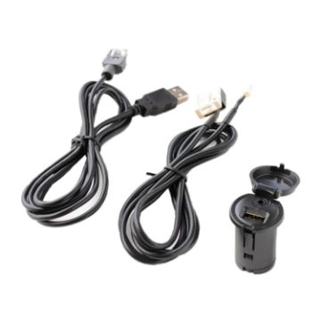 Car RD45 USB/AUX Audio Adapter Cable for Citroen C2/C5/Peugeot 207/307/408/508 - 1