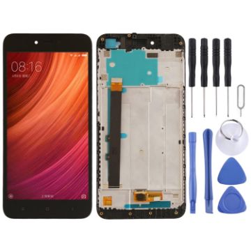 Xiaomi Redmi Note 5A TFT LCD Screen Digitizer with Frame - Black - 1