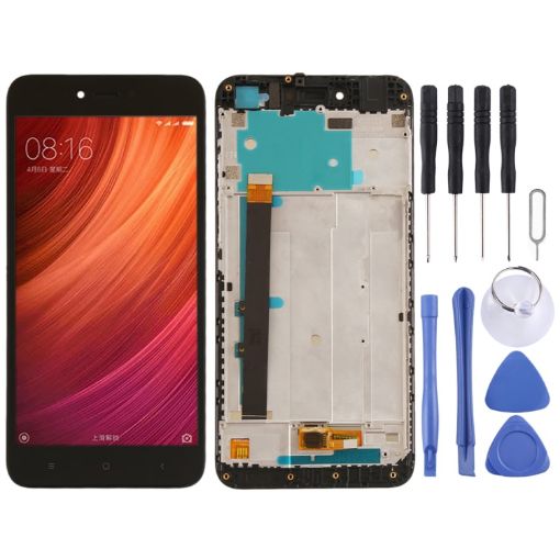 Xiaomi Redmi Note 5A TFT LCD Screen Digitizer with Frame - Black - 1