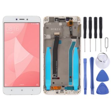 TFT LCD Screen for Xiaomi Redmi 4X Digitizer Full Assembly (White) - 1