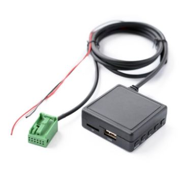 Bluetooth Car AUX U Disk w/ MIC for Mercedes-Benz CLC SLK SL 2008 - 1