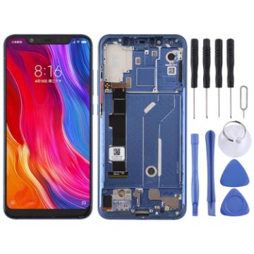 LCD Screen and Digitizer Assembly for Xiaomi Mi 8 - Blue - 1