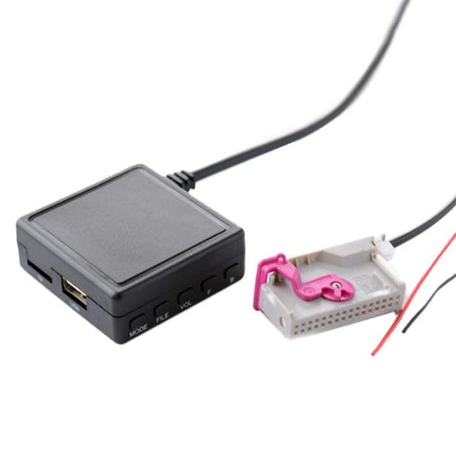 Car RNS-E CD AUX Audio Input Card Bluetooth U disk for Audi A3 A4 A6 A8 TT R8 - 1