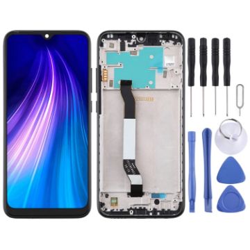 TFT LCD Screen for Xiaomi Redmi Note 8 Digitizer Full Assembly (Black) - 1