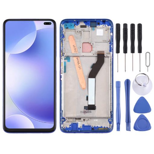 LCD Screen for Xiaomi Redmi K30 5G Digitizer Assembly with Frame - 1