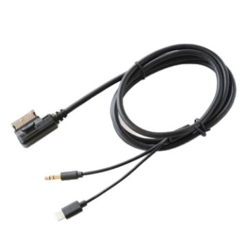 Car AMI AUX Audio Cable for Audi Q5 A 5A7 R7 S5 Q7 A6L A8L - 1