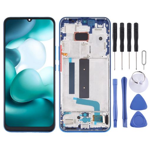 AMOLED LCD Screen for Xiaomi Mi 10 Lite 5G (Blue) - 1