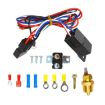 12V 40A Electric Cooling Fan Thermostat Temperature Sensor Switch - 1