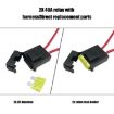 12V 40A Dual Electric Cooling Fan Wiring Relay Sensor Kit - 6