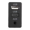 Universal Car USB Type-C AUX Interface Charging Seat - 3