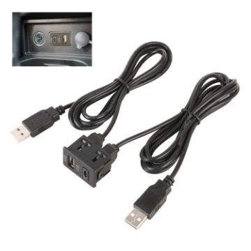Universal Car Type-C+USB Interface Charging Seat - 1