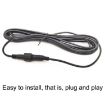 5m 12V/24V DC Pump Solar Light Extension Cable - Black - 4