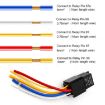 JD2912 80A 12V 5 Pin Car Relay with Wire SPDT Socket Plug - 2