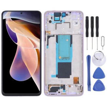 LCD Screen and Digitizer Assembly for Xiaomi Redmi Note 11 Pro - Purple - 1
