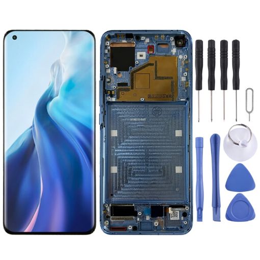 LCD Screen for Xiaomi Mi 11 M2011K2C - Blue - 1