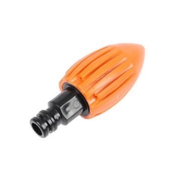 Picture of Water Rocket Washer Garden Hose Cleaning Head Drainage Trench Pressure Washer (Orange)