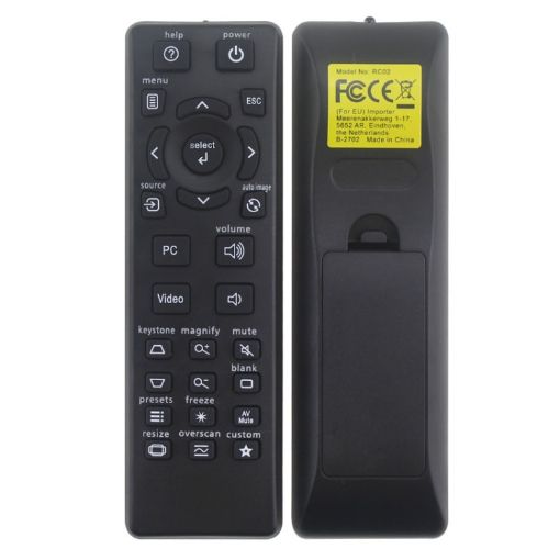 InFocus IN112 IN114 IN124 IN3136 Projector 2pcs Remote Control - 1