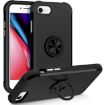 iPhone SE 2022/2020/8/7 Magnetic Phone Case with Rotating Ring Holder - 1