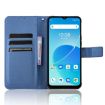 UMIDIGI G5 Mecha Diamond Texture Leather Phone Case - Blue - 4