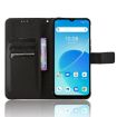 UMIDIGI G5 Mecha Diamond Texture Leather Phone Case - Black - 4