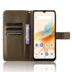 UMIDIGI A15/A15C Leather Phone Case - Brown - 4