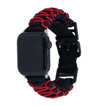 Apple Watch Ultra 49mm Dual-layer Braided Paracord Buckle Watch Band - 1
