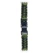 Apple Watch Ultra 49mm Paracord Buckle Band - Army Green Black - 2