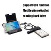 Olmaster External Notebook Hard Drive Adapter Cable USB3.0 to SATA Converter - 5
