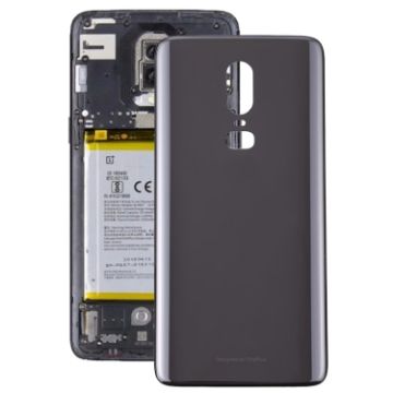 OnePlus 6 Back Cover - Jet Black - 1