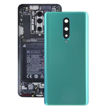 OnePlus 8 Battery Back Cover with Camera Lens Cover - Green - 1