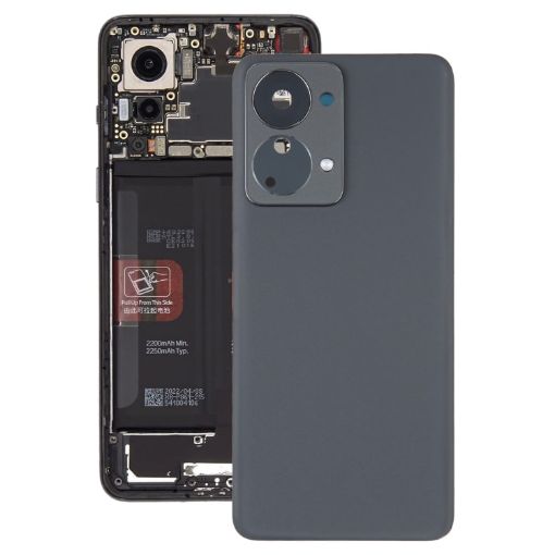 OnePlus Nord 2T Battery Back Cover - Black - 1