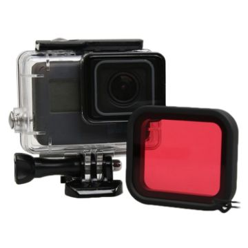 GoPro HERO5 Waterproof Case + Red Filter & Mount & Strap - 1