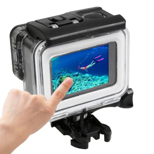 GoPro HERO5 Waterproof Housing Case + Touch Back Cover - 30m, Buckle Mount - 1