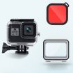 Waterproof Case + Touch Back Cover + Color Lens Filter for GoPro HERO8 Black - 2