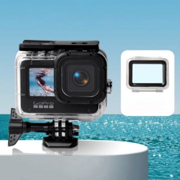 Waterproof Case + Touch Back Cover for GoPro HERO10 Black/HERO9 Black - 1