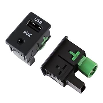 Car AUX & USB Adapter for Volkswagen Scirocco/Touran/POLO - 1