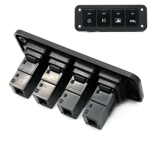Car Modified 4-position Switch Panel for Toyota - 12-24V - 1