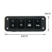 Car Modified 4-position Switch Panel for Toyota - 12-24V - 4
