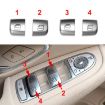 Mercedes-Benz W205/W253 Car Window Glass Lift Switch Button (No.3) - 4
