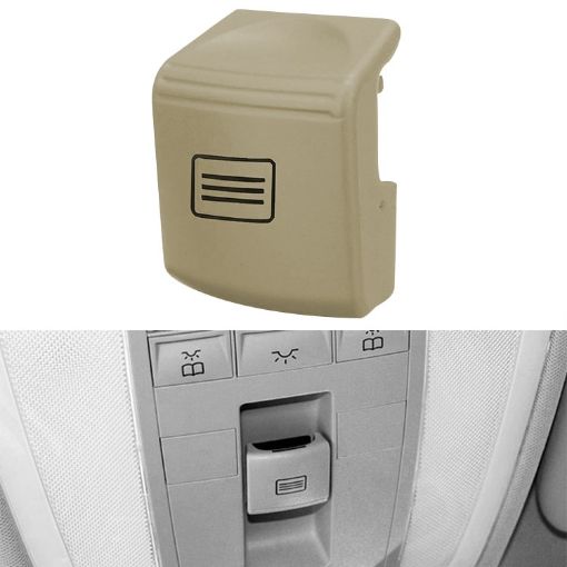 Mercedes-Benz W204/X204 Sunroof Switch Button Dome Light Button (Deerskin Beige) - 1