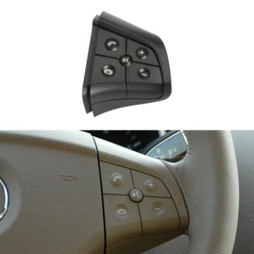 Picture of Car Right Side 5-button Steering Wheel Switch Buttons Panel 1648200110 for Mercedes-Benz W164, Left Driving (Black)