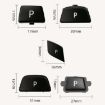 BMW X5 X6 2007-2013 Car Gear Lever Auto Parking Button Letter P Cap, Left Driving (Blue) - 2